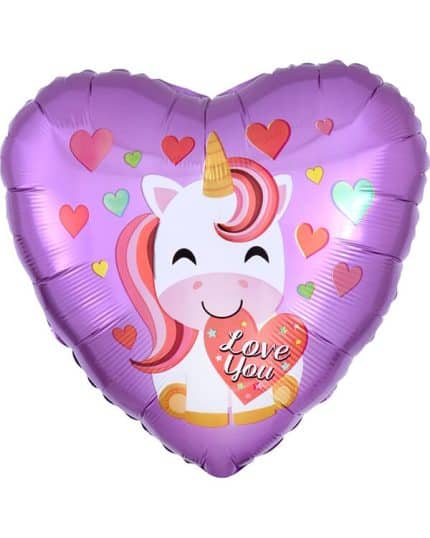 Сердце Люблю Тебя (единорог и сердечки)